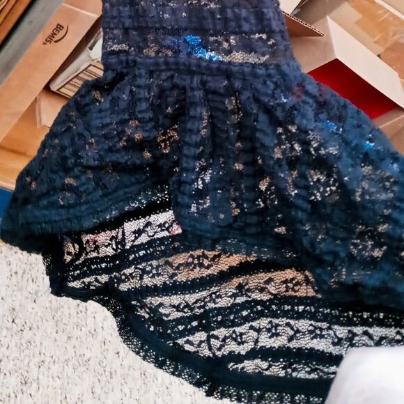 💗Sexy Victoria’s Secret Black Floral Lace Long Bell Sleeve Lingerie Jacket💗 - Picture 7 of 15